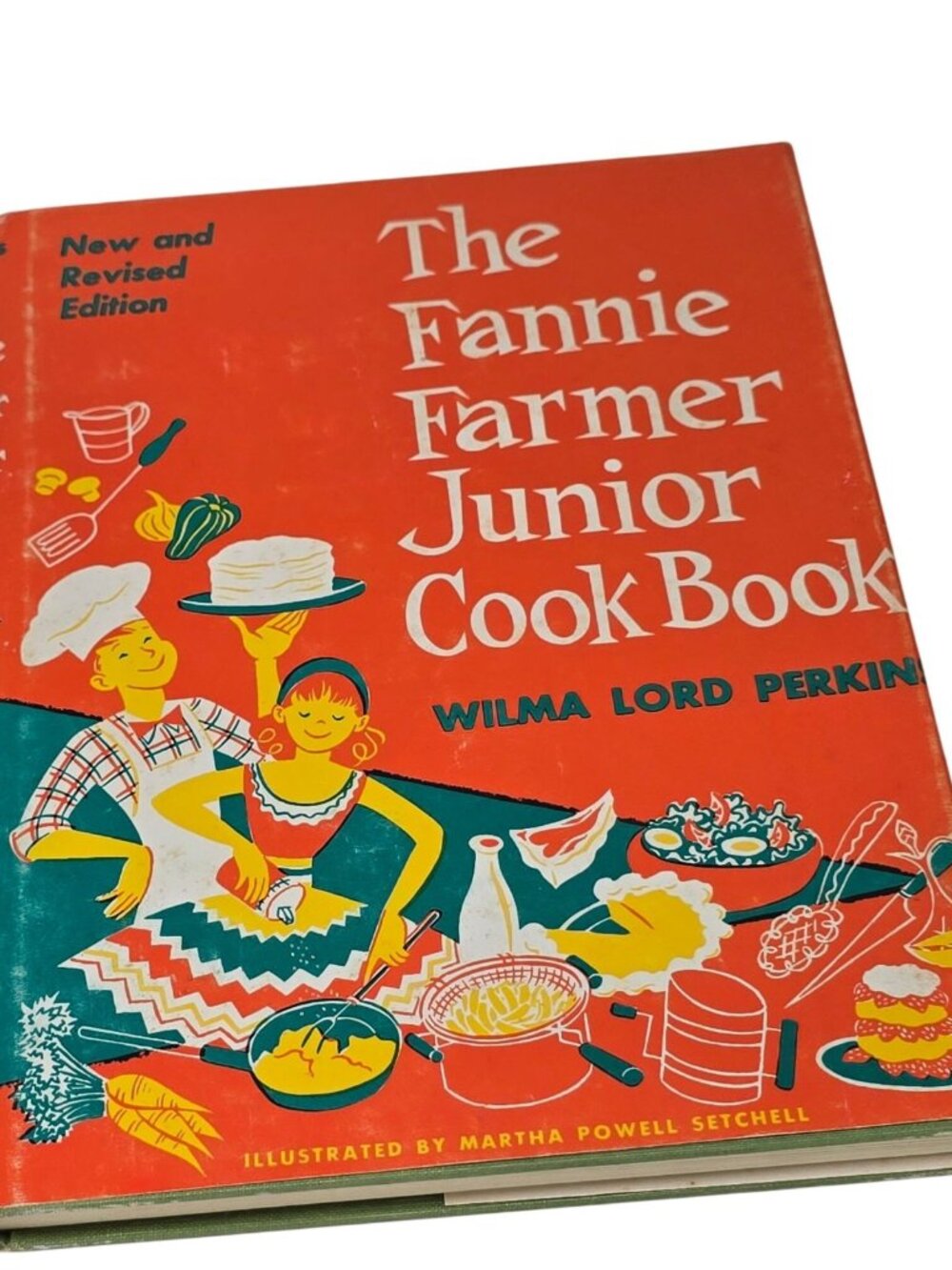 The Fannie Farmer Junior Cook Book Wilma Lord Perkins 1957 Revised Edition 15th